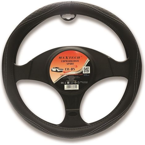 TRADE SHOP - Coprivolante Antiscivolo Per Auto Universale Sterzo Fodera Interno Maxtech Cv-05 -