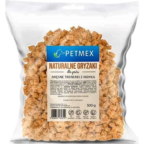 Leckerlis für Hunde, Trainer, Trainer Fleischwürfel mit Pute Petmex 500g (1/3)