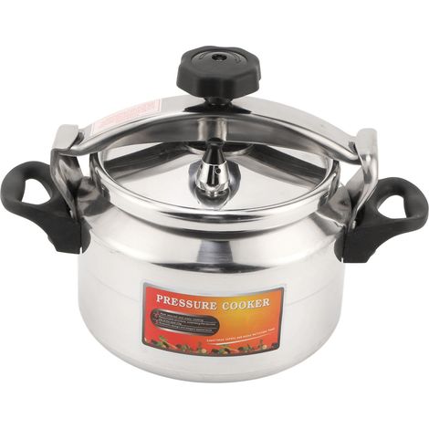 Autocuiseur en aluminium à fond composite antidéflagrant, grande capacité (9 L), compatible avec les plaques de cuisson à gaz et électriques. (1/5)
