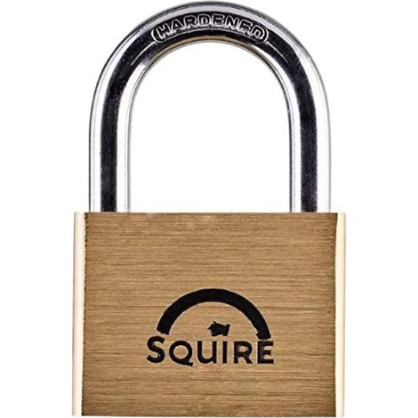 Henry Squire LN60 Lion Range Brass Padlock – 60mm Heavy-Duty Security Lock with Hardened Steel Shackle
