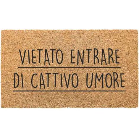 Zerbino Cocco/Pvc Vietato Cm 40X 70 Xtra 11720
