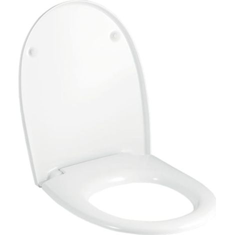 Abattant de WC Geberit FELINO avec couvercle à fermeture amortie blanc (1/2)