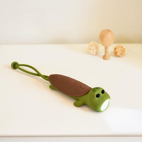 Tortue de mer rechargeable LED lampe poche, mignonne lampe de poche en silicone en forme d'animal, Appuyez longuement sur l'interrupteur pour ajuster la luminosité.
