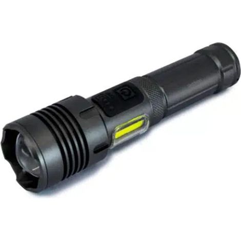 Avidsen torcia led ricaricabile usb c 1200 lumen zoom avidsen 103645 compatta