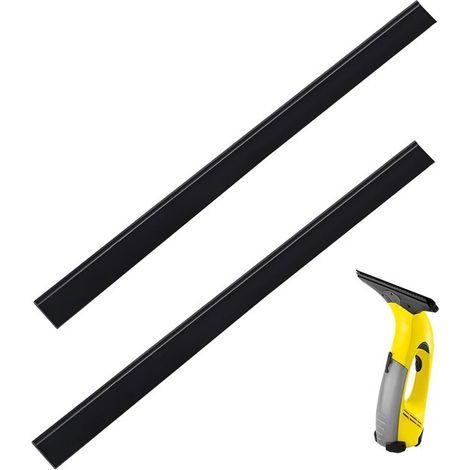 raclettes en caoutchouc pour vitres, raclettes de rechange pour les lèvres en caoutchouc, compatibles avec les nettoyeurs de vitres Kärcher WV1, WV2, WV5, WV50, WV55, WV60 et WV75, 280 mm (1/4)
