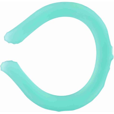 Tour de cou rafraîchissant portable pour l'été, réutilisable, idéal pour les activités de plein air et pour soulager la chaleur (vert). (1/5)