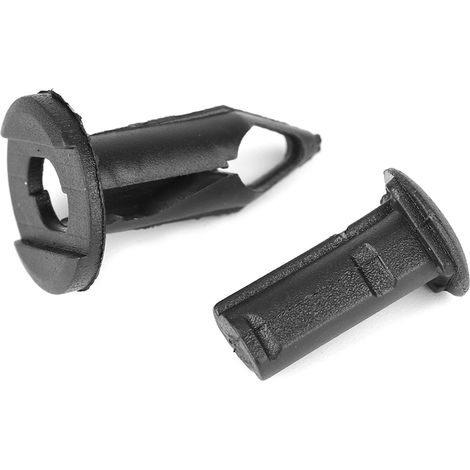 100 Rivets de Pare-chocs Noir pour Toyota - Attaches Plastiques, Fixations de Pare-choc Auto (1/5)