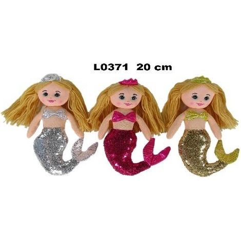 Bambola Sirena 20 cm MIX