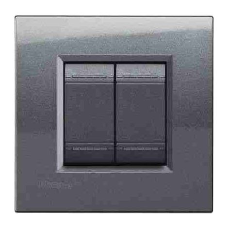 Plaque carrée à 2 modules BTILNA4802AC Livinglight