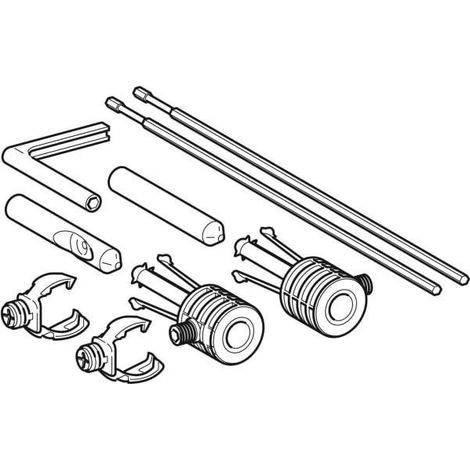 Support mural Geberit WB9N-SL215 à encastrer pour WC suspendu Era