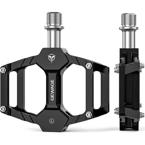 Pédales VTT Enduro Plateforme Légères en Aluminium 3 Roulements Étanches 282g (1/4)