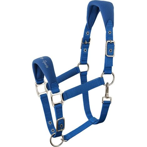 1 Licol Pour Cheval, Nylon Résistant, Rembourrage Polaire, Sangles Réglables, Mousqueton Anti-Rouille, Équitation Quotidienne