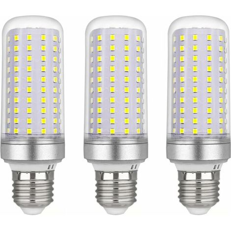 [NIEMALS VERWENDET] E27 LED-Maiskolbenlampe, 30 W, AC 175–265 V, Kaltweiß (6000 K), 2500 lm, nicht dimmbar, entspricht einer 300-W-Halogenlampe, LED-Maiskolbenlampe für Kronleuchter, Deckenleuchten, T