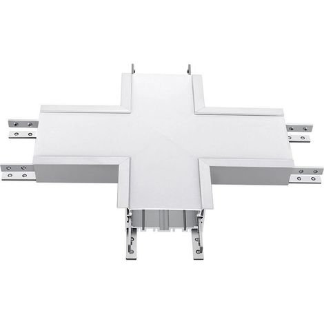 V-TAC 16W Linear Einbau LED Stecker Samsung Chip X-Form Weiß Naturweiß