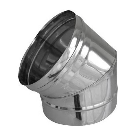COUDES EN ACIER À 45° POUR CONDUITS DE FUMÉE Dimensions : diamètre 120