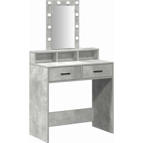 Maison Exclusive - Schminktisch mit Schubladen Grau 79 x 41 x 140