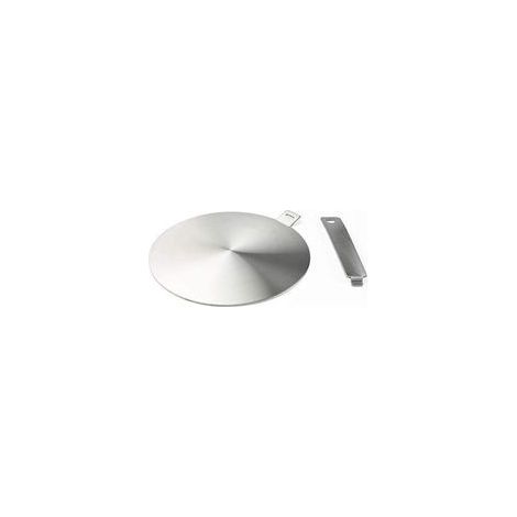 Induktionsadapter, Konverterscheibe für Induktionskochfeld, Wärmeverteilungsplatte mit abnehmbarem Griff und Sockel, 20 cm (1/5)