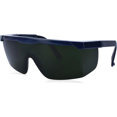 Schweißerbrille, faltbare Schutzbrille, beschlagfrei, stoßfest, blendfrei, Schutzgläser für Schweißer, mit klarer schwarzer Brille