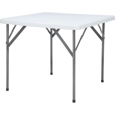 Moia Greenwood Tavolo Catering Quadrato Bianco 88×88 cm