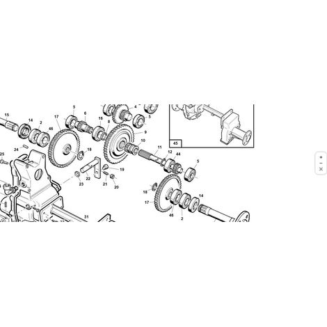 GRUPO MECÁNICO ORIGINAL KUBOTA PG4WD GF 95303170000
