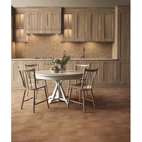 Gres Porcelánico Efecto Cotto Envejecido Beige Oscuro Natural 30X30 - ECER1469 (Ceramishop.es) (1/5)