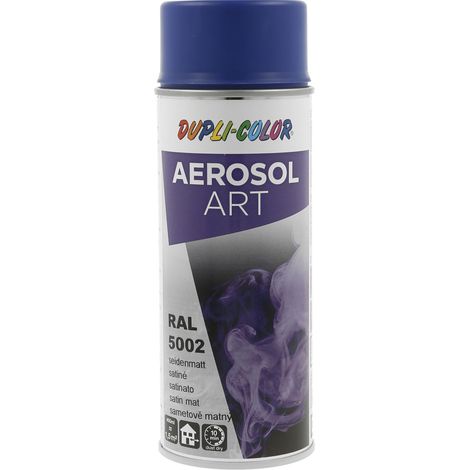 Dupli Color Aerosol Art Lackspray Graffiti Dose - wetterfest, lichtecht und UV-beständig - Graffiti-Spray 400ml, ultramarinblau seidenmatt RAL 5002 (1/4)