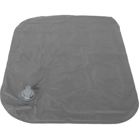 Coussin gonflable d'extérieur léger et pliable, coussin de siège portable et doux pour le camping, la randonnée et l'escalade (gris) (1/5)