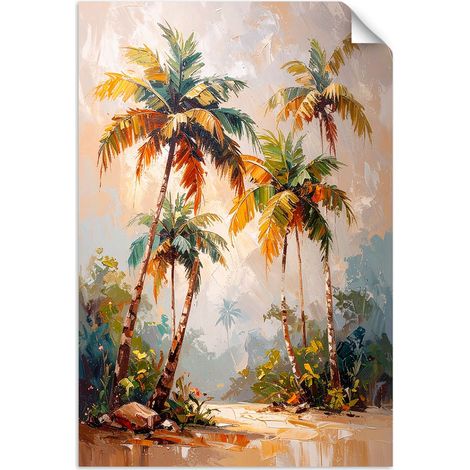 Autocollant mural Paysage Arbres Palmiers Jungle 60x90 (1/3)