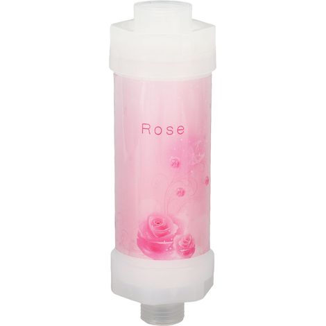 Filtre de Douche 3 Couches - Purificateur d'Eau Élimine Chlore et Impuretés avec Parfum Rose (1/5)