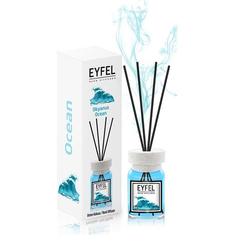 Difusor de fragancia Eyfel con varillas - Océano 120 ml