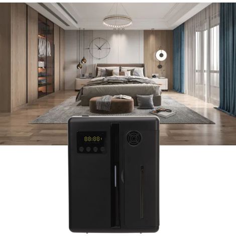 Diffuseur d'huiles essentielles intelligent contrôlé par Bluetooth, élégant diffuseur d'aromathérapie noir, contrôle des odeurs et ajout de parfum pour hôtels, norme européenne 100-240 V