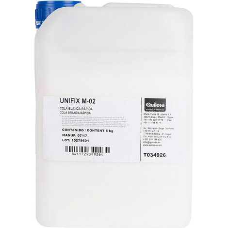 COLA BLANCA RAPIDA UNIFIX M-02 26Kg. MONTAJE DE MUEBLES.