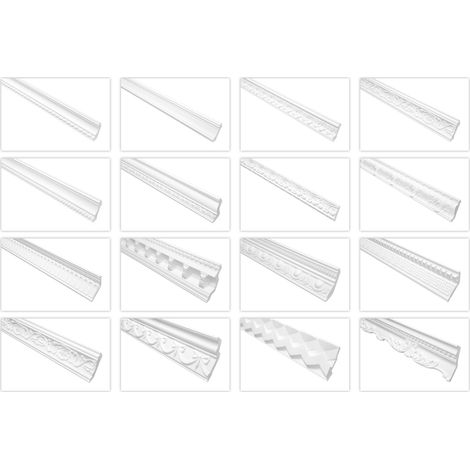 2 metri di stampaggio a stucco - EPS styrofoam - stampaggio a stucco, Serie-B: B-40 / 70x180 mm (1/4)