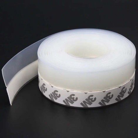 Ruban de calfeutrage 45mm x 5m pour portes intérieures, coupe-froid et anti-poussière, installation rapide et durable (1/5)