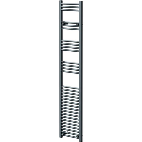 Wholesale Domestic Pizarro Anthracite 1800mm x 400mm Straight Heated Towel Rail (1/5)