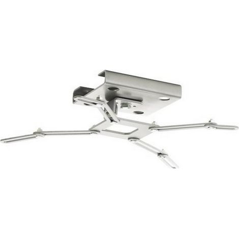 2427-ERARD SQUARE - support vidéoprojecteur plafond avec platine rotative Silver, inclinable de +/- 25 %, orientable à 360° (1/2)