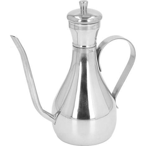 Olivenölflasche aus Edelstahl 304, Essigglas für den Haushalt, Sojasaucen-Würzmittel, 350 ml (1/5)