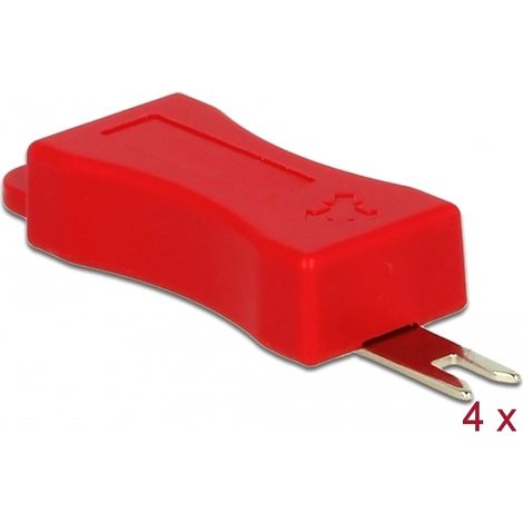 Delock Herramienta para el clip seguro RJ45 de 4 piezas