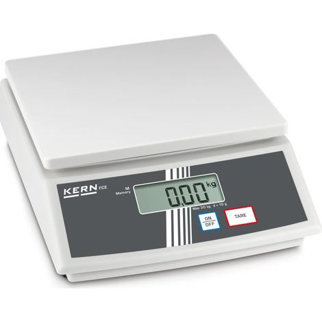 Kern Tischwaage FCE 3K1N+C kalibriert, Wägebereich 3000 g, Ablesbarkeit 1 g (1/4)