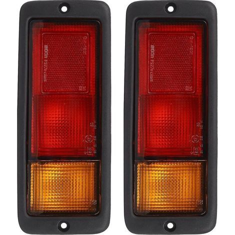 Feux arrière gauche et droit pour Mitsubishi Pajero 1992-1999 – Plastique rouge et noir – Installation facile – Ajustement parfait - Mb124963 (1/5)