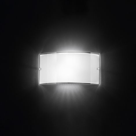Applique Contemporanea Drop Metallo Bianco 2 Luci E27 (1/2)