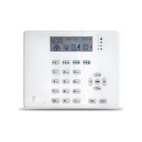 Inim Tastiera via radio bidirezionale con display LCD Colore bianco - Air2-Aria/WB