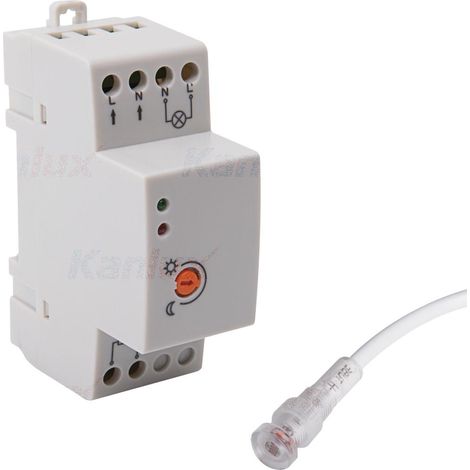 SENSORE CREPUSCOLARE PER GUIDA DIN AZ-10A TH 35 - KANLUX (1/3)