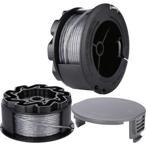 Spule Linie für BOSCH UniversalGrassCut Trimmer 18 18-26 18-260 F016800570 mit Abdeckung (2 stück)