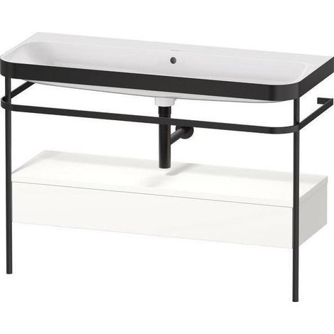 Duravit Happy D.2 Plus c-bonded Set mit Metallkonsole und (1/4)