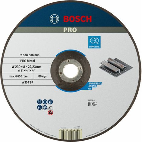 Bosch Schruppscheibe gekröpft Expert for Metal A 30 T BF 230 mm 22,23 mm 8 mm (1/5)