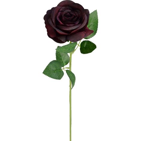 Simulation de Roses Noires Dorées, Fausses Roses Réalistes pour Décoration de Mariage, Décoration Florale, Centre de Table de Fête (c) (1/5)