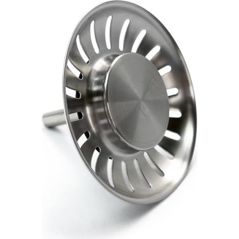Bouchon d'évier en acier inoxydable SUS304 de 84,5 mm, bouchon de remplacement pour évier de cuisine avec filtre,QS132C007 (Size : 1 PC) (1/5)
