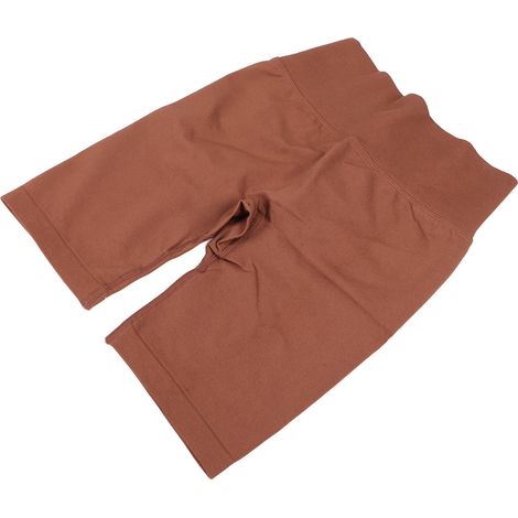 Shorty Yoga Femme Taille Haute Séchage Rapide Élastique Respirant Cuissard Vélo Café Short de Sport pour Femme Taille L (1/5)