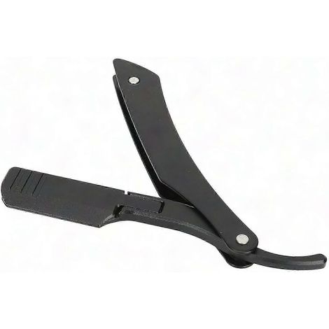 Cisaille métallique manuelle pliable pour barbe, coupe précise et stable, rasoir droit de sécurité pour homme, tondeuse compacte sans fil (1/5)